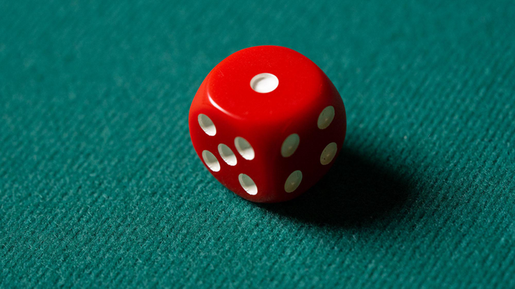 Replacement dice (prepared) for the MENTAL DICE | Tony Anverdi - Red - Murphy's Magic