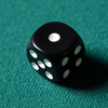 Replacement dice (prepared) for the MENTAL DICE | Tony Anverdi - Black - Murphy's Magic