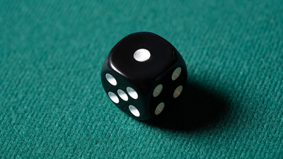 Replacement dice (prepared) for the MENTAL DICE | Tony Anverdi - Black - Murphy's Magic
