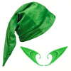 Grüner Elfenhut mit grünen Ohren