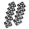 Glitter-Tattoo Schablone | 15x Fussball