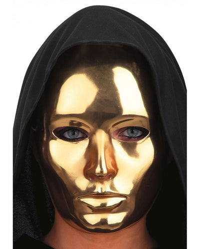 Gold Metallic Gesichtsmaske