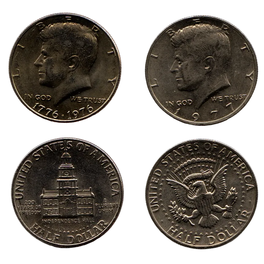 Moneta a mezzo dollaro (dal 1971)