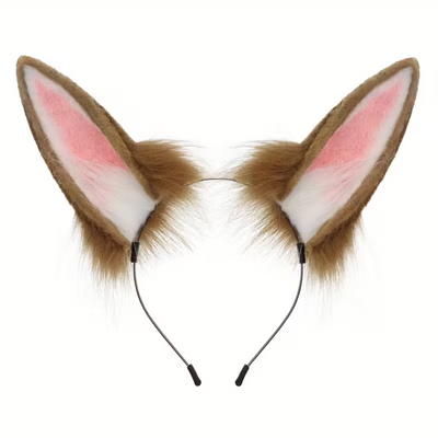 Hasenohren Haarreif | braun