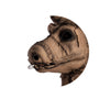 Horror Stier Maske aus Jute