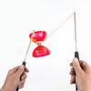 Diabolo Freilauf Cyclone Quartz Set | rot