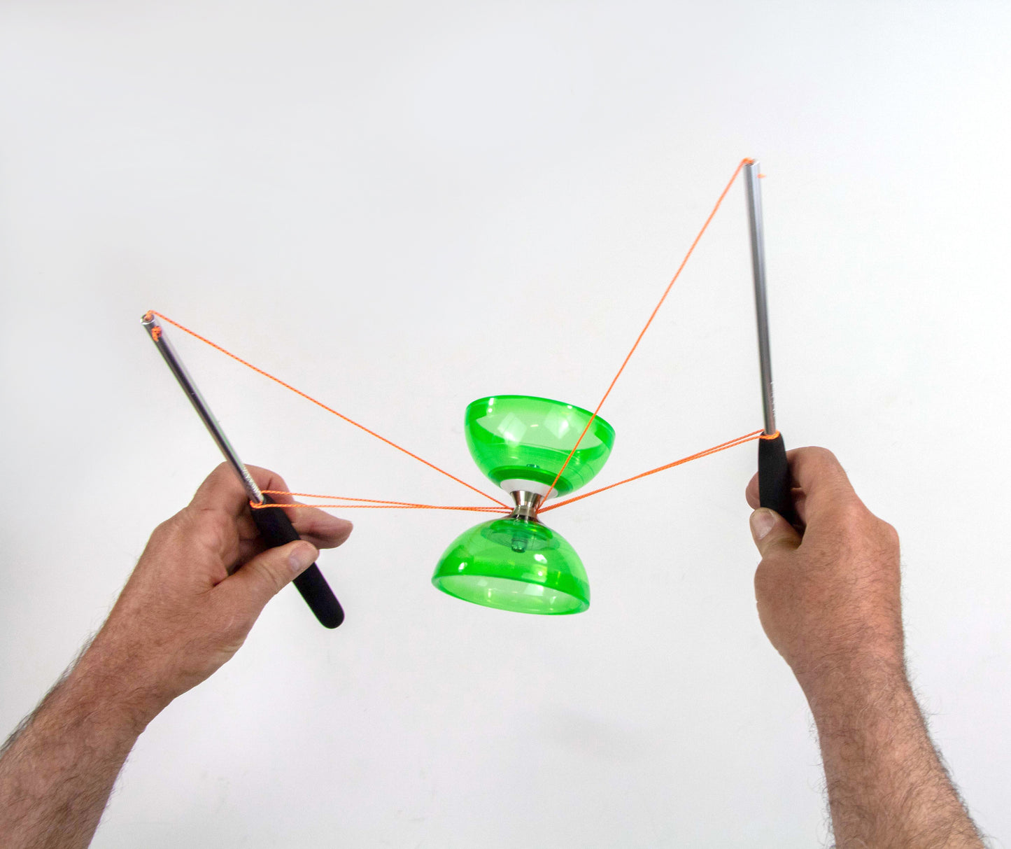 Diabolo Freilauf Cyclone Quartz Set | grün