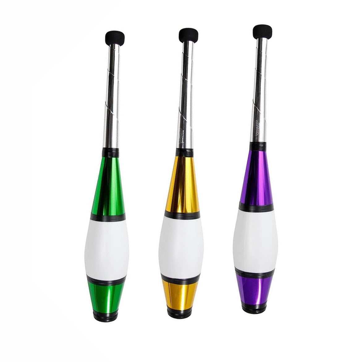 Jonglierkeule JD Euro | gold, grün,violet