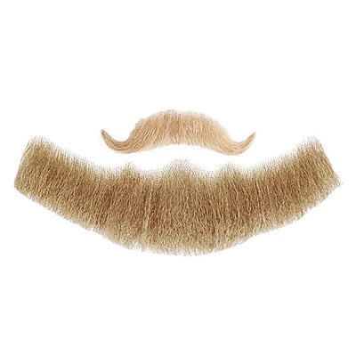 Kapitän Bartkombination Echthaar blond