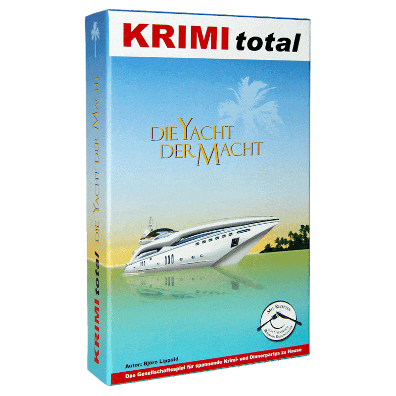 Krimi Total Spielbox : Le yacht de puissance Krimi Total à Deinparadies.ch