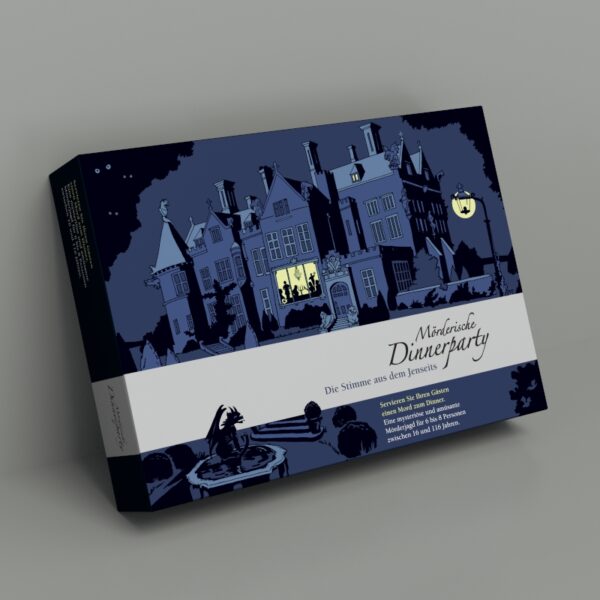 Murderous dinner party: voice from the hereafter