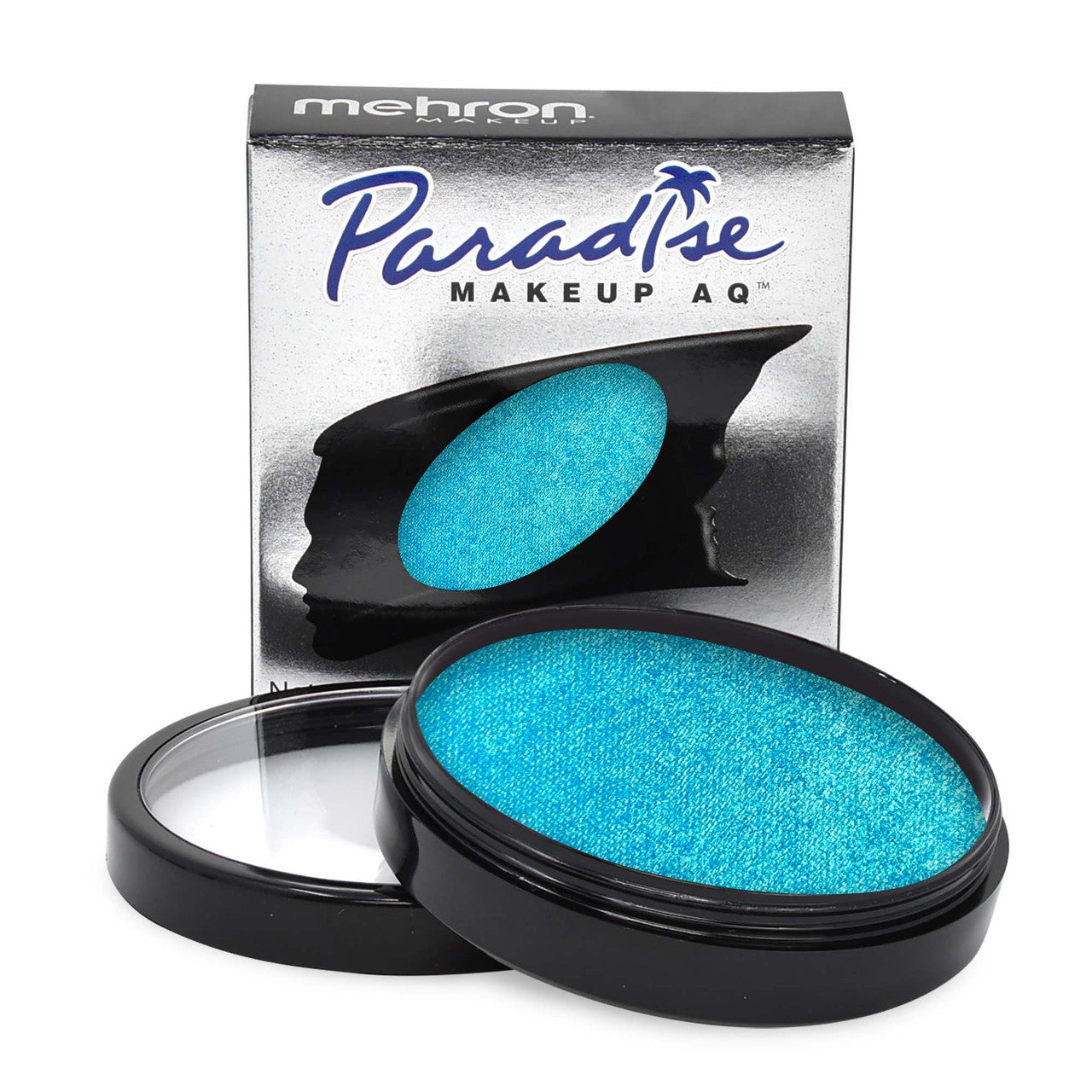 Paradis brillant de Mehron Make-up AQ 40ml - Bleu clair métallisé / Bleu bébé - Mehron
