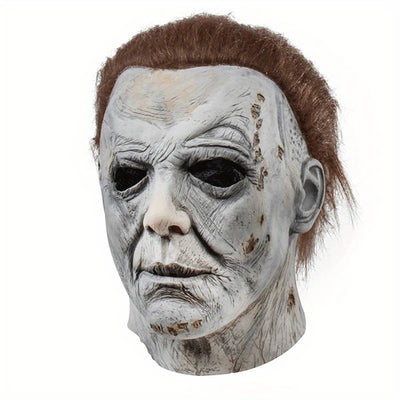 Forniture per gufi per feste di film horror con maschera di Michael Deinparadies.ch