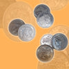 Juego de conchas de monedas Réplicas de dólares