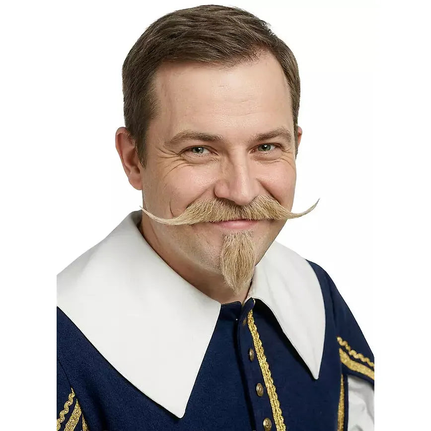 Musketier Echthaar Bartset | blond