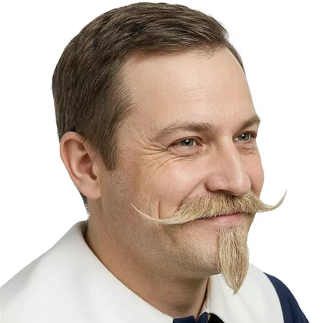 Musketier Echthaar Bartset | blond