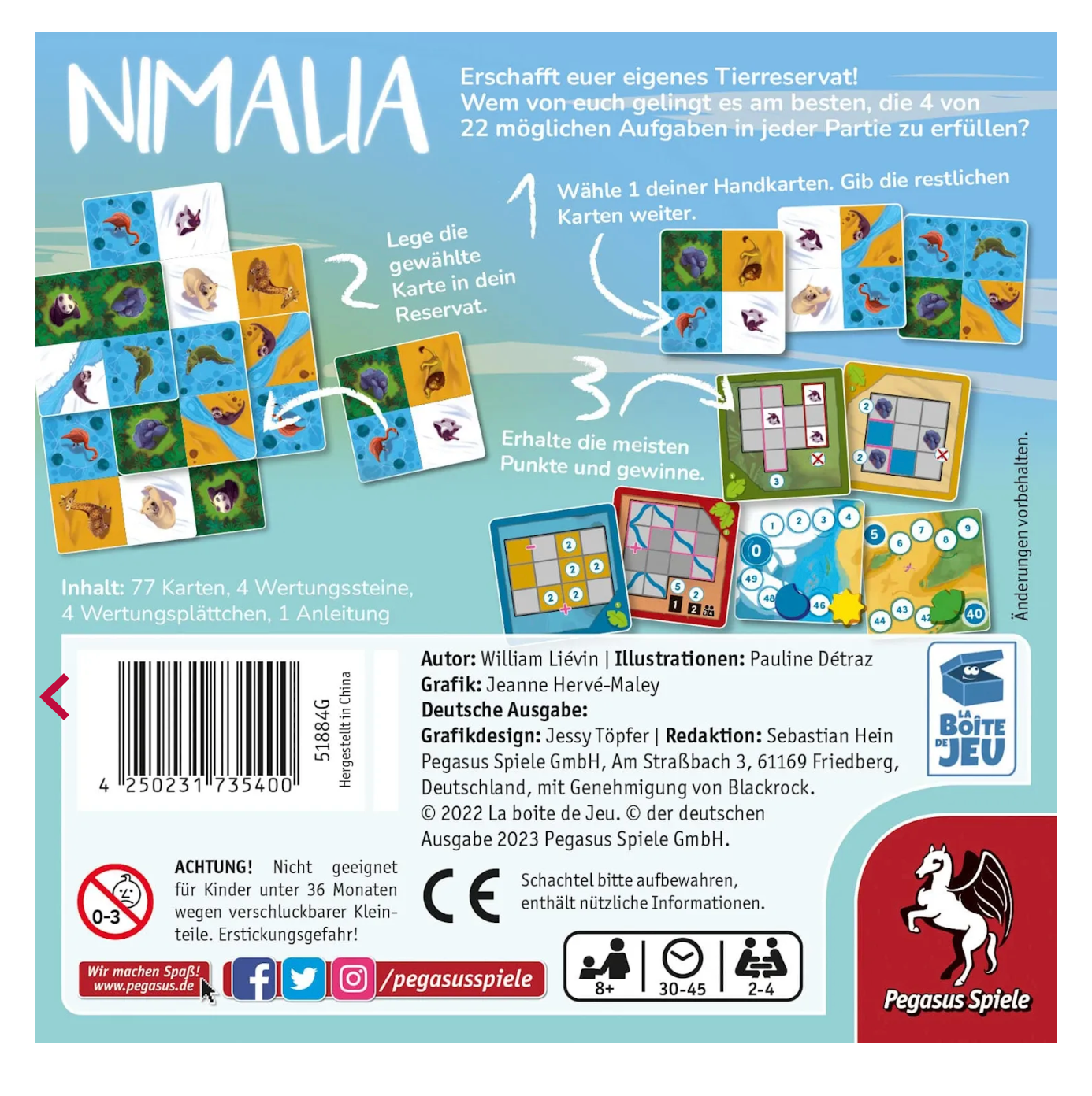 Nimalia | Board game Kosmos Deinparadies.ch