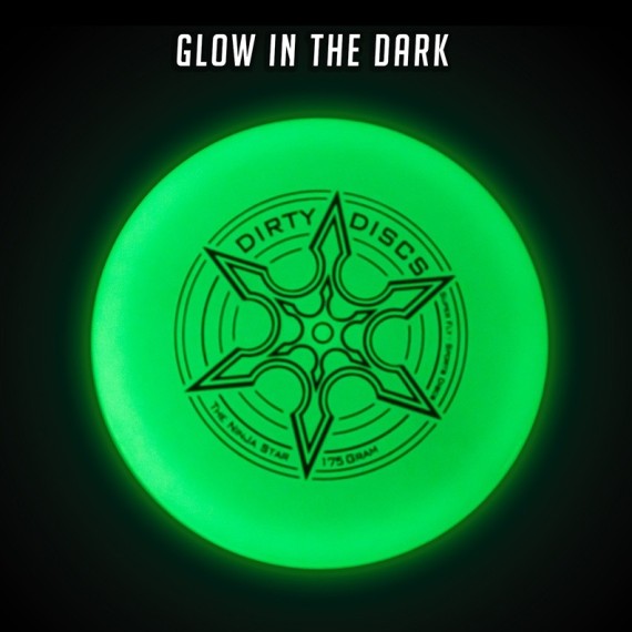 Ninja Star Sports Disc Frisbee Glow