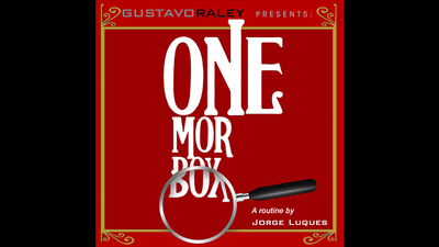 One More Box | Nested Card Box | Gustavo Raley - Red - Richard Laffite Entertainment Group