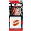 Transferencia de heridas en la mejilla 3D herida