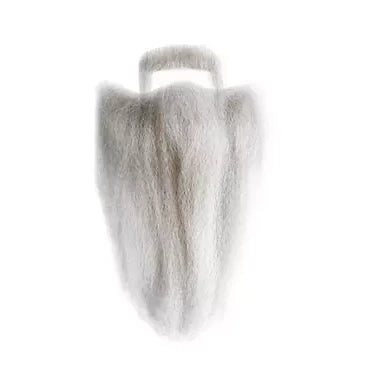 Piratenbart Blackbeard Set | weiss