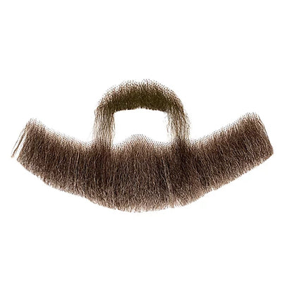 Raubritter Bartkombination Echthaar braun