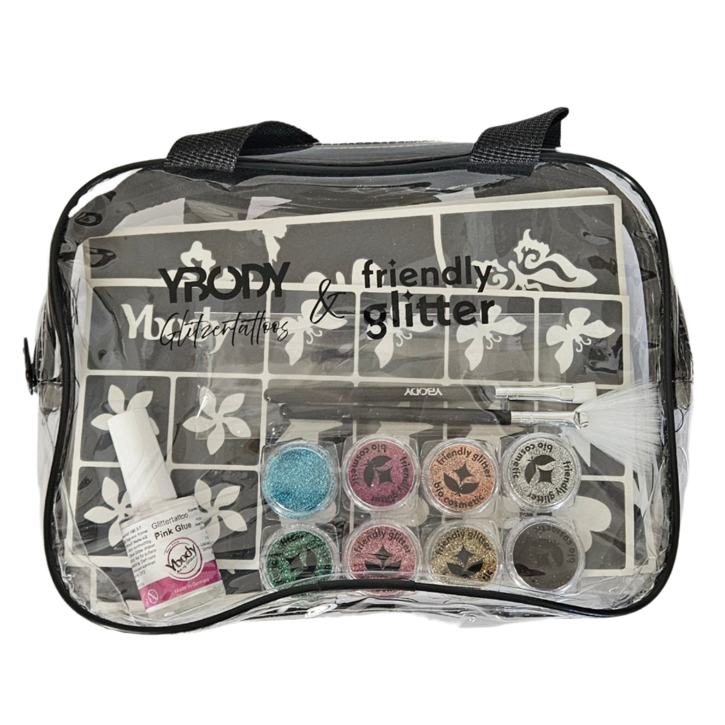 Ybody Set de tatuajes brillantes BIO | Pro 100