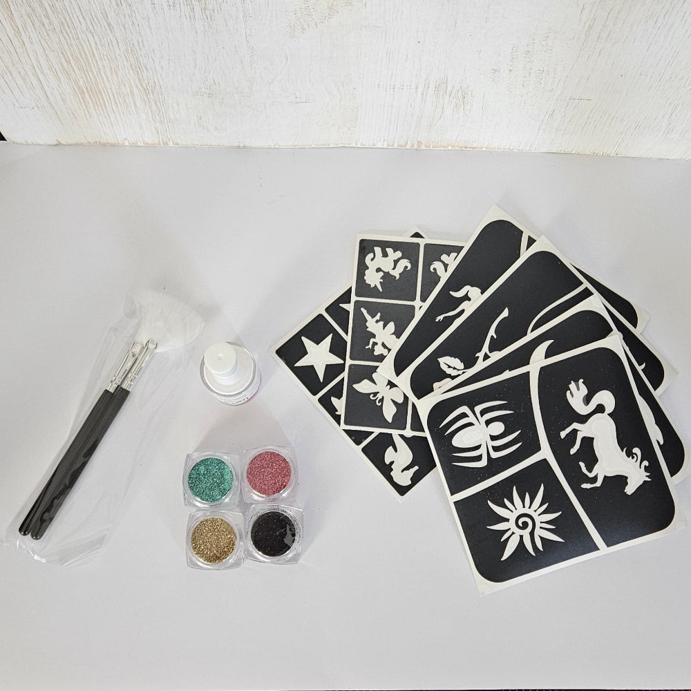 Ybody Glitzertattoo BIO Fun Set | Family