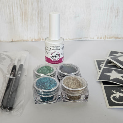 Ybody fun glitter tattoo set girl