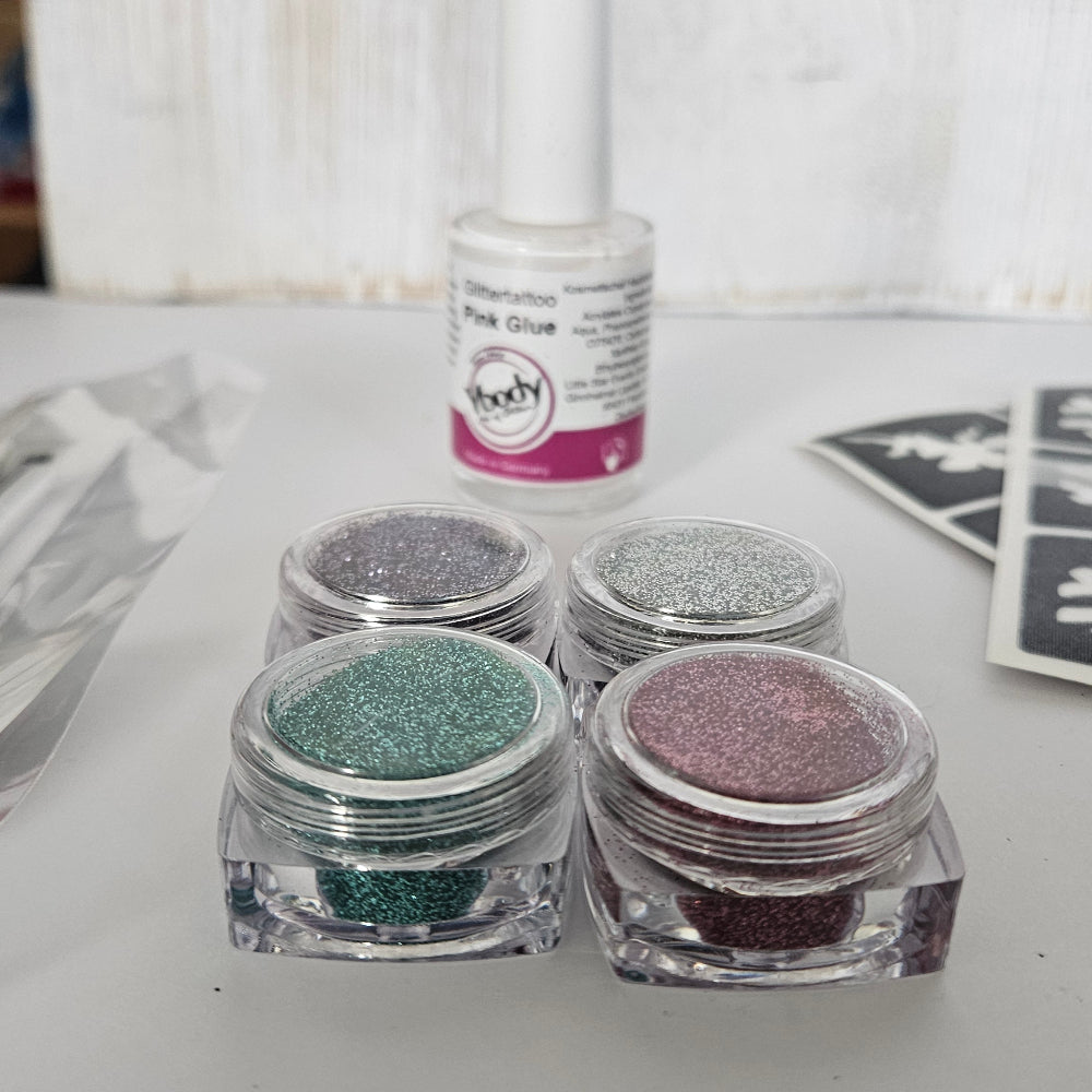 Ybody Glitzertattoo BIO Fun Set | Kinder