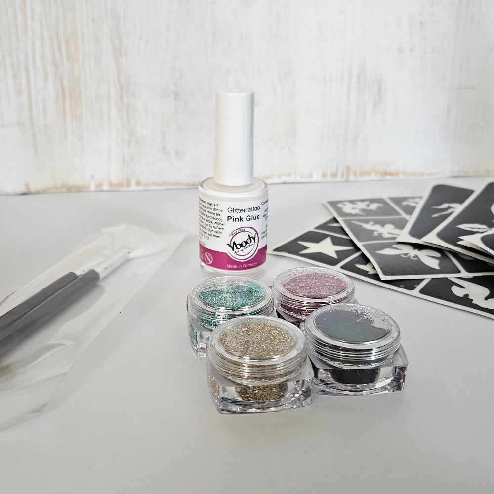 Ybody Glitzertattoo BIO Fun Set | Family