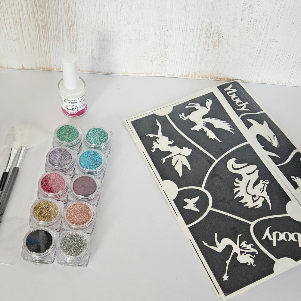 Ybody Glitzertattoo BIO Set | Big Party