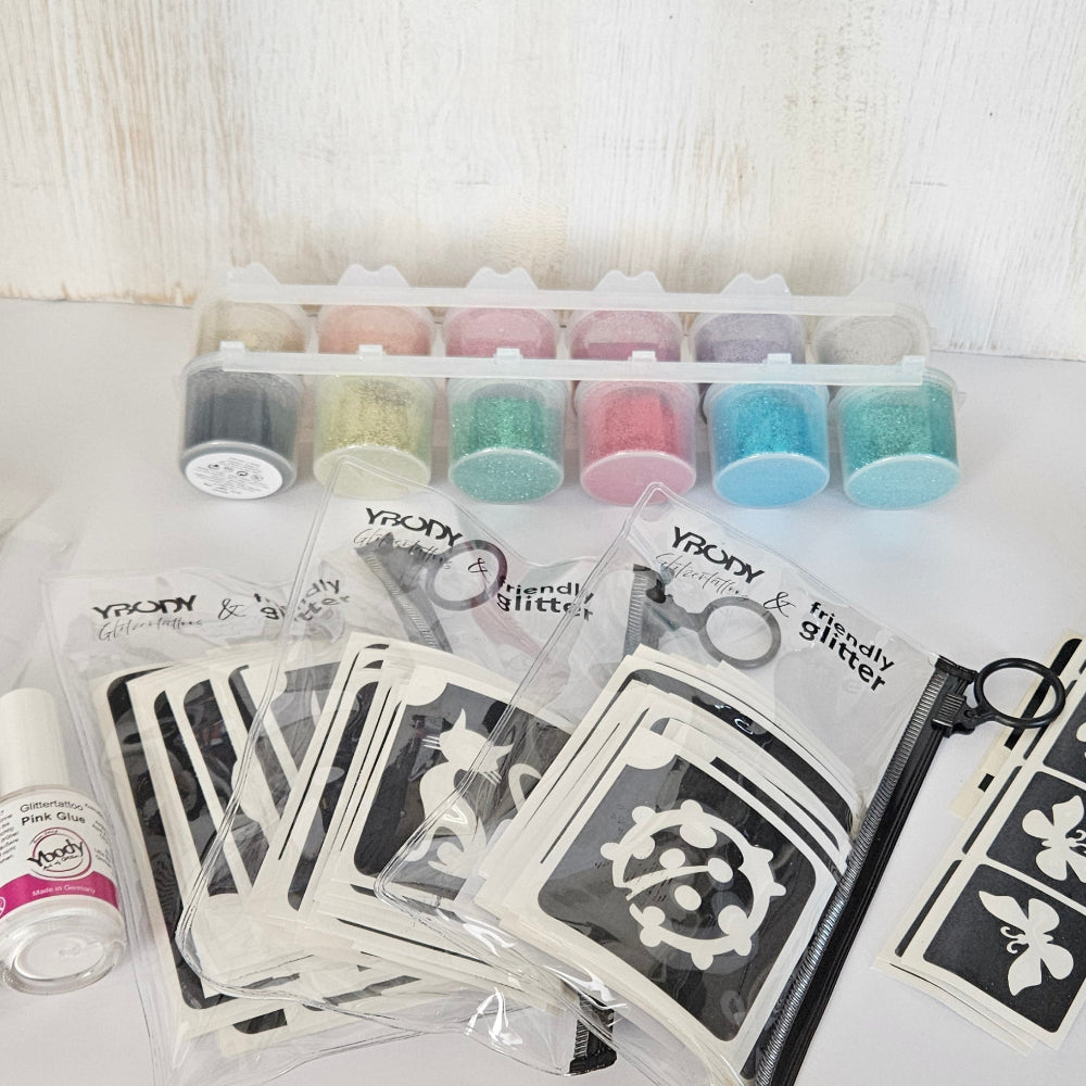 Ybody Set de tatuajes brillantes BIO | Pro 100