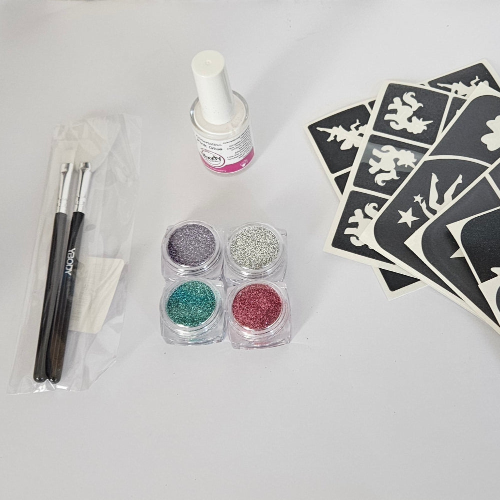 Ybody Glitzertattoo BIO Fun Set | Kinder