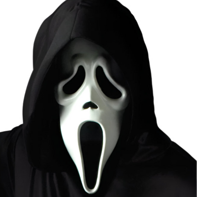 Maske Ghost Face | Scream mit Tuch