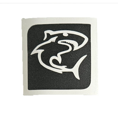 Glitter-Tattoo Schablone | 15x Haifisch