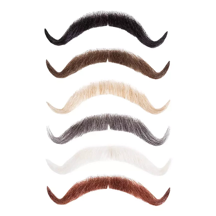 Sheriff Echthaar Schnurrbart | schwarz