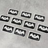 Glitter-Tattoo Schablone | 10x Fledermaus