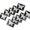 Glitter-Tattoo Schablone | 10x Schmetterling