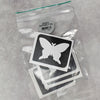 Glitter-Tattoo Schablone | 10x Schmetterling
