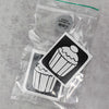 Glitter-Tattoo Schablone | 10x Cupcake