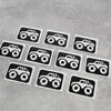 Glitter-Tattoo Schablone | 10x Monster Truck