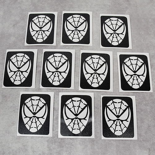 Glitter-Tattoo Schablone | 10x Comic Held