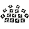 Glitter-Tattoo Schablone | 15x Dino