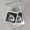 Glitter-Tattoo Schablone | 15x Einhorn