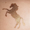 Glitter-Tattoo Schablone | 10x Pferd