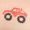 Glitter-Tattoo Schablone | 10x Monster Truck