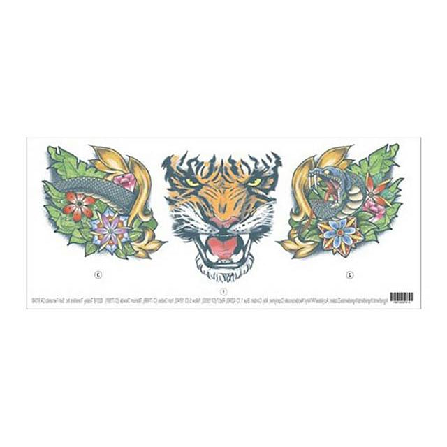 Tiger Halstattoos | Klebetattoos