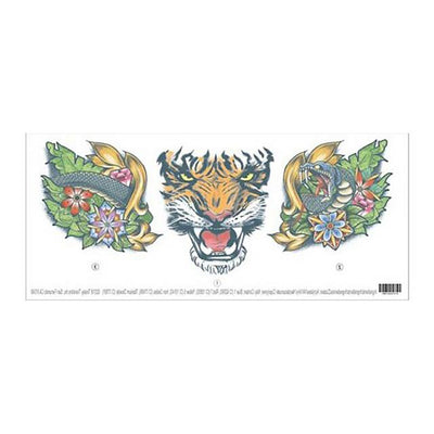 Tiger Halstattoos | Klebetattoos