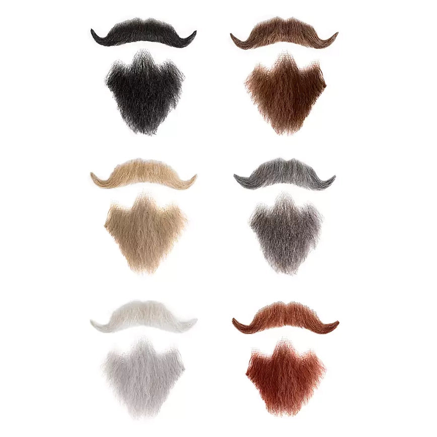 Echthaar Bartset Van Dyke | braun